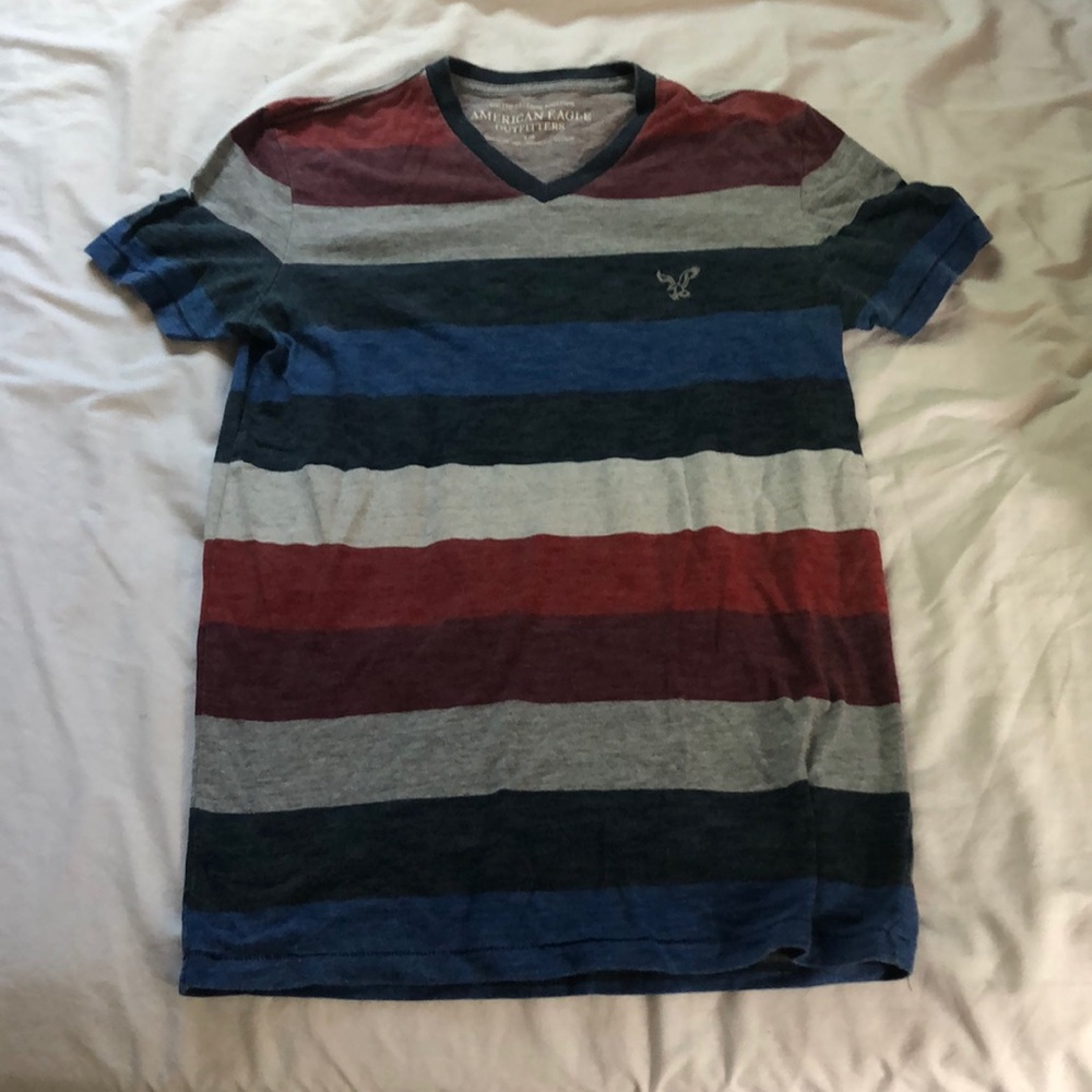 American Eagle Striped Tee